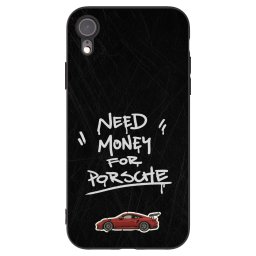 Fekete szilikon tok az alábbi mobiltelefonokra Apple iPhone XR - Dark Racer