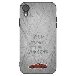 Fekete szilikon tok az alábbi mobiltelefonokra Apple iPhone XR - Garage Scratch