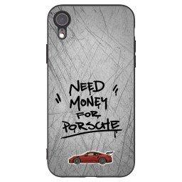 Fekete szilikon tok az alábbi mobiltelefonokra Apple iPhone XR - Grey Drift