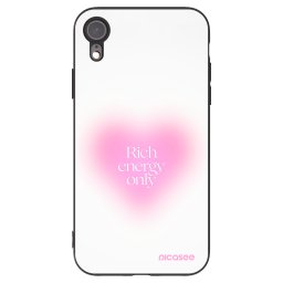 Fekete szilikon tok az alábbi mobiltelefonokra Apple iPhone XR - Rich Energy