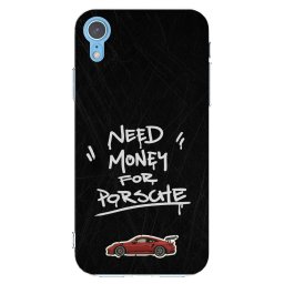 Átlátszó szilikon tok az alábbi mobiltelefonokra Apple iPhone XR - Dark Racer