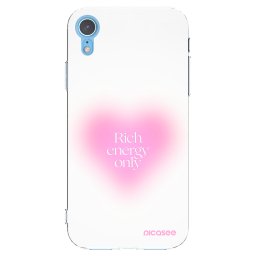 Átlátszó szilikon tok az alábbi mobiltelefonokra Apple iPhone XR - Rich Energy