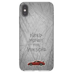 Átlátszó szilikon tok az alábbi mobiltelefonokra Apple iPhone XS Max - Garage Scratch