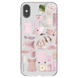 Átlátszó szilikon tok az alábbi mobiltelefonokra Apple iPhone XS Max - Glam Babe