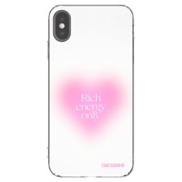 Átlátszó szilikon tok az alábbi mobiltelefonokra Apple iPhone XS Max - Rich Energy