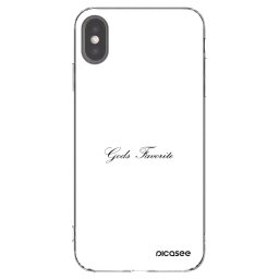 Átlátszó szilikon tok az alábbi mobiltelefonokra Apple iPhone XS Max - Gods Favorite