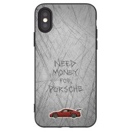 Fekete szilikon tok az alábbi mobiltelefonokra Apple iPhone X/XS - Garage Scratch