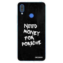 Átlátszó szilikon tok az alábbi mobiltelefonokra Huawei Nova 3 - Black Dollar