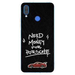 Átlátszó szilikon tok az alábbi mobiltelefonokra Huawei Nova 3i - Dark Racer