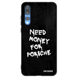 Fekete szilikon tok az alábbi mobiltelefonokra Huawei P20 Pro - Black Dollar
