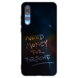 Fekete szilikon tok az alábbi mobiltelefonokra Huawei P20 Pro - Neon Nights