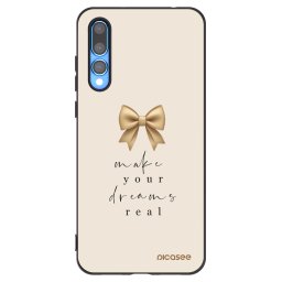 Fekete szilikon tok az alábbi mobiltelefonokra Huawei P20 Pro - Golden Dream