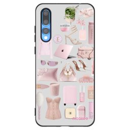Fekete szilikon tok az alábbi mobiltelefonokra Huawei P20 Pro - Glam Babe