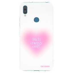 Átlátszó szilikon tok az alábbi mobiltelefonokra Huawei Y7 2019 - Rich Energy