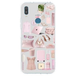 Átlátszó szilikon tok az alábbi mobiltelefonokra Huawei Y6 2019 - Glam Babe