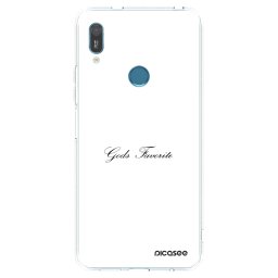 Átlátszó szilikon tok az alábbi mobiltelefonokra Huawei Y6 2019 - Gods Favorite