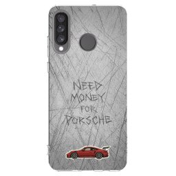 Átlátszó szilikon tok az alábbi mobiltelefonokra Huawei P30 Lite - Garage Scratch