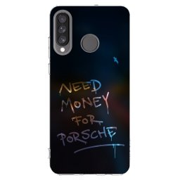 Átlátszó szilikon tok az alábbi mobiltelefonokra Huawei P30 Lite - Neon Nights