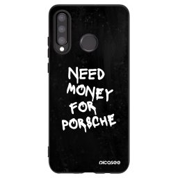 Fekete szilikon tok az alábbi mobiltelefonokra Huawei P30 Lite - Black Dollar