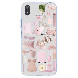 Átlátszó szilikon tok az alábbi mobiltelefonokra Xiaomi Redmi 7A - Glam Babe