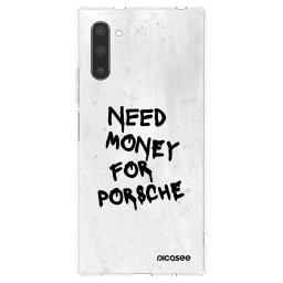 Átlátszó szilikon tok az alábbi mobiltelefonokra Samsung Galaxy Note 10 N970F - White Dollar