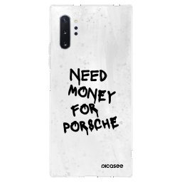 Átlátszó szilikon tok az alábbi mobiltelefonokra Samsung Galaxy Note 10+ N975F - White Dollar