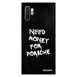 Átlátszó szilikon tok az alábbi mobiltelefonokra Samsung Galaxy Note 10+ N975F - Black Dollar