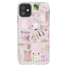 Átlátszó szilikon tok az alábbi mobiltelefonokra Apple iPhone 11 - Glam Babe