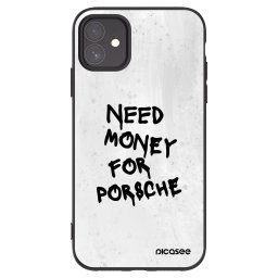 Fekete szilikon tok az alábbi mobiltelefonokra Apple iPhone 11 - White Dollar