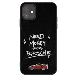 Fekete szilikon tok az alábbi mobiltelefonokra Apple iPhone 11 - Dark Racer
