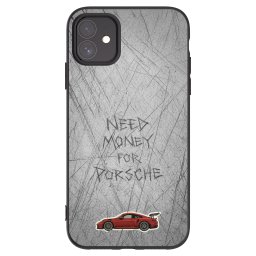 Fekete szilikon tok az alábbi mobiltelefonokra Apple iPhone 11 - Garage Scratch