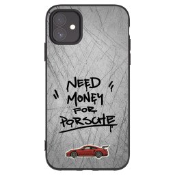 Fekete szilikon tok az alábbi mobiltelefonokra Apple iPhone 11 - Grey Drift