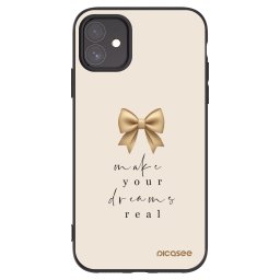 Fekete szilikon tok az alábbi mobiltelefonokra Apple iPhone 11 - Golden Dream