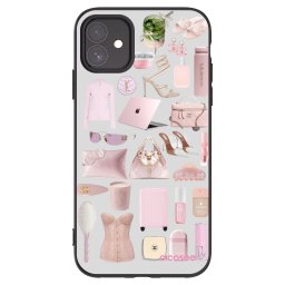 Fekete szilikon tok az alábbi mobiltelefonokra Apple iPhone 11 - Glam Babe