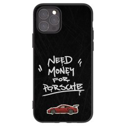 Fekete szilikon tok az alábbi mobiltelefonokra Apple iPhone 11 Pro - Dark Racer