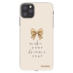 Átlátszó szilikon tok az alábbi mobiltelefonokra Apple iPhone 11 Pro Max - Golden Dream