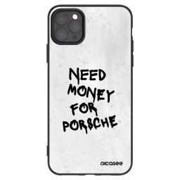 Fekete szilikon tok az alábbi mobiltelefonokra Apple iPhone 11 Pro Max - White Dollar