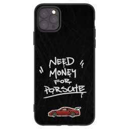 Fekete szilikon tok az alábbi mobiltelefonokra Apple iPhone 11 Pro Max - Dark Racer