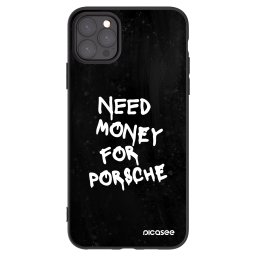 Fekete szilikon tok az alábbi mobiltelefonokra Apple iPhone 11 Pro Max - Black Dollar
