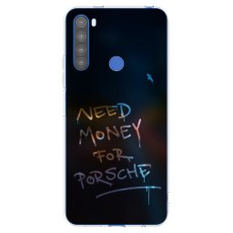 Átlátszó szilikon tok az alábbi mobiltelefonokra Xiaomi Redmi Note 8T - Neon Nights