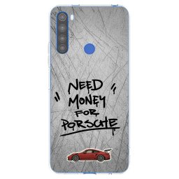 Átlátszó szilikon tok az alábbi mobiltelefonokra Xiaomi Redmi Note 8T - Grey Drift