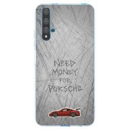 Átlátszó szilikon tok az alábbi mobiltelefonokra Huawei Nova 5T - Garage Scratch