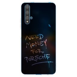 Átlátszó szilikon tok az alábbi mobiltelefonokra Huawei Nova 5T - Neon Nights