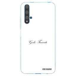 Átlátszó szilikon tok az alábbi mobiltelefonokra Huawei Nova 5T - Gods Favorite