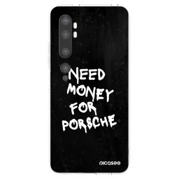 Átlátszó szilikon tok az alábbi mobiltelefonokra Xiaomi Mi Note 10 (Pro) - Black Dollar