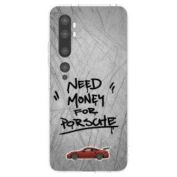 Átlátszó szilikon tok az alábbi mobiltelefonokra Xiaomi Mi Note 10 (Pro) - Grey Drift