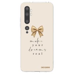Átlátszó szilikon tok az alábbi mobiltelefonokra Xiaomi Mi Note 10 (Pro) - Golden Dream