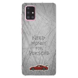 Átlátszó szilikon tok az alábbi mobiltelefonokra Samsung Galaxy A71 A715F - Garage Scratch