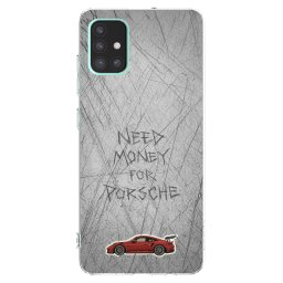 Átlátszó szilikon tok az alábbi mobiltelefonokra Samsung Galaxy A51 A515F - Garage Scratch