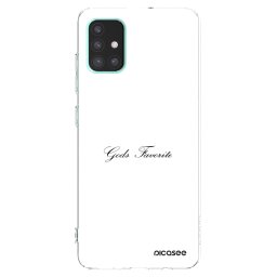 Átlátszó szilikon tok az alábbi mobiltelefonokra Samsung Galaxy A51 A515F - Gods Favorite